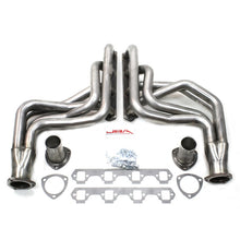 画像をギャラリービューアに読み込む, JBA 65-73 Ford Mustang 260-351W (w/Mustang II Suspension) 1-3/4in Primary Raw 409SS Long Tube Header