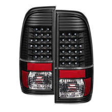 画像をギャラリービューアに読み込む, xTune Ford F150 Styleside 97-03 / F250/350/450/550 99-07 LED Tail Lights Black ALT-JH-FF15097-LED-BK