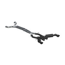 画像をギャラリービューアに読み込む, MBRP 16-19 Chevrolet Camaro SS 6 Speed 3in Dual Cat Back w/ 4.5in OD Tips - Black (Non NPP Models)