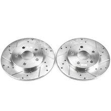 画像をギャラリービューアに読み込む, Power Stop 09-10 Pontiac Vibe Rear Evolution Drilled &amp; Slotted Rotors - Pair