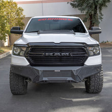 画像をギャラリービューアに読み込む, Go Rhino 19-24 Ram 1500 (Excl. Rebel/Warlock/TRX) Element Front Bumper w/Pwr Bar - Tex. Blk