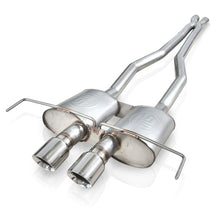 画像をギャラリービューアに読み込む, Stainless Works 2009-15 Cadillac CTS-V Coupe 3in Catback System X-Pipe Turbo Mufflers 4in Tips