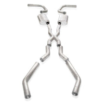 画像をギャラリービューアに読み込む, Stainless Works Chevy Camaro 1967-69 Exhaust 3in Stainless with X-Pipe