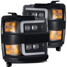 画像をギャラリービューアに読み込む, AlphaRex 15-18 Chevy 2500HD NOVA LED Proj Headlight Plank Style Jet Blk w/Activ Light/Seq Signal/DRL