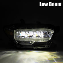 画像をギャラリービューアに読み込む, AlphaRex 16-20 Toyota Tacoma NOVA LED Projector Headlights Plank Style Black w/Activation Light