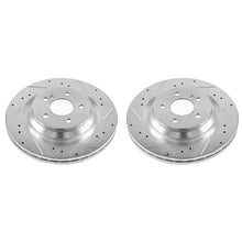 画像をギャラリービューアに読み込む, Power Stop 09-14 Mercedes-Benz CL550 Rear Evolution Drilled &amp; Slotted Rotors - Pair