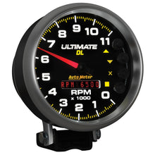 画像をギャラリービューアに読み込む, Autometer 5 inch Ultimate DL Playback Tachometer 11000 RPM - Black