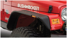 画像をギャラリービューアに読み込む, Bushwacker 97-06 Jeep TJ Flat Style Flares 2pc - Black