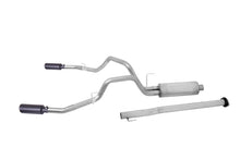画像をギャラリービューアに読み込む, Gibson 11-19 Chevrolet Silverado 2500 HD LT 6.0L 3in Cat-Back Dual Split Exhaust - Black Elite