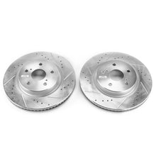 画像をギャラリービューアに読み込む, Power Stop 2019 Lexus ES350 Front Evolution Drilled &amp; Slotted Rotors - Pair