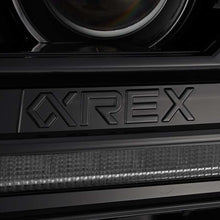 画像をギャラリービューアに読み込む, AlphaRex 12-15 Toyota Tacoma LUXX LED Projector Headlights Plank Style Black w/DRL