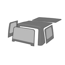 画像をギャラリービューアに読み込む, Rampage 1988-1995 Jeep Wrangler(YJ) OEM Replacement Top - Spice Denim