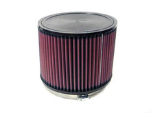 画像をギャラリービューアに読み込む, K&amp;N Universal Rubber Filter 6in Flange ID / 7.5in OD / 6in Height / Round Straight