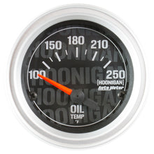 画像をギャラリービューアに読み込む, Autometer Hoonigan 52mm 100-250 Deg F Full Electronic Oil Temp Gauge