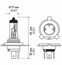 画像をギャラリービューアに読み込む, Hella Bulb H4 12V 60/55W P43T T4625 +50 (2)