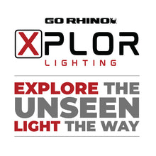 画像をギャラリービューアに読み込む, Go Rhino Xplor Bright Series Dbl Row LED Light Bar (Side/Track Mount) 50in. - Blk