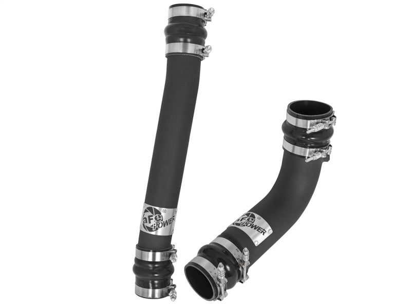 aFe BladeRunner 2.75in Hot 3.5in Cold Side Intercooler Tubes w/ Coupling Clamp Kit 10 - 12 Dodge 6.7L - R70オートパーツ【公式】
