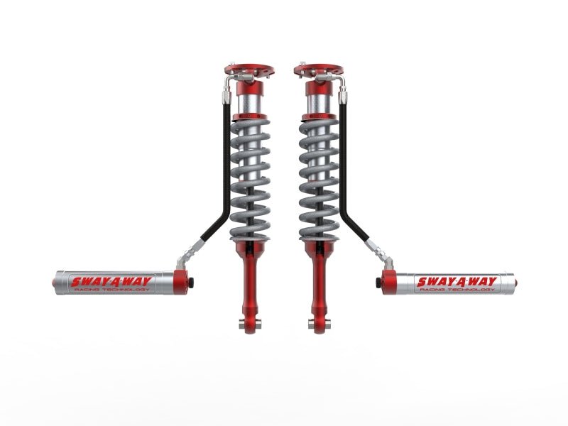 aFe Sway - A - Way 10 - 14 F150/Raptor 6.2L 2.5 Front Coilover Kit w/ Remote Reservoirs and Compr Adjuster - R70オートパーツ【公式】