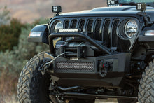 画像をギャラリービューアに読み込む, Go Rhino 07-20 Jeep Wrangler JL/JLU/JK/JKU/Gladiator JT Rockline Front Stubby Bumper w/ Overrider