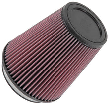 画像をギャラリービューアに読み込む, K&amp;N Filter Universal Rubber Filter 5 inch Flange 6 1/2 inch Base 4 3/8 inch Top 7 inch Height