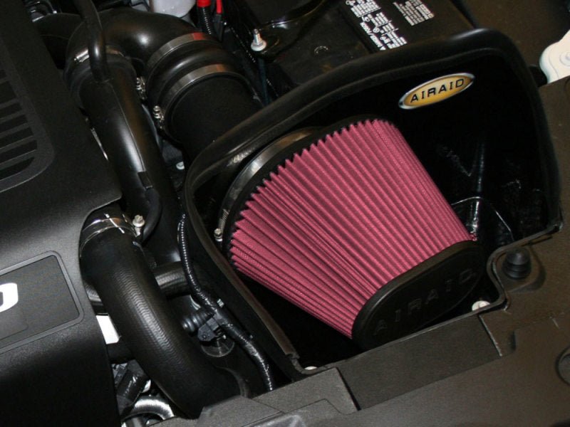 Airaid 10 - 13 Ford Taurus SHO/Flex 3.5L Turbo MXP Intake System w/ Tube (Oiled / Red Media) - R70オートパーツ【公式】