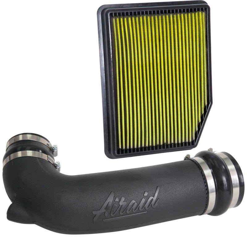 Airaid 19 - 20 Chevrolet Silverado 1500 V6 - 4.3L Jr Intake Kit - Oiled / Yellow Media - R70オートパーツ【公式】
