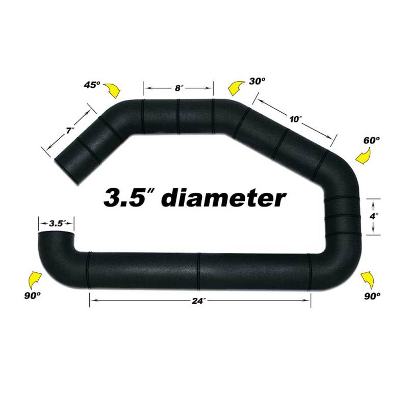 Airaid U - Build - It - 3.5in Intake Tube - R70オートパーツ【公式】