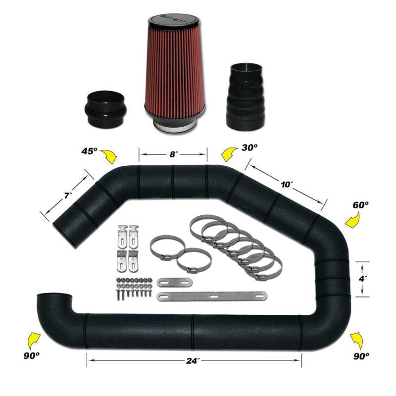 Airaid U - Build - It - Universal 4in Master Kit I w/700 - 470 (9in) Filter - R70オートパーツ【公式】