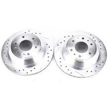 画像をギャラリービューアに読み込む, Power Stop 04-07 Buick Rainier Rear Evolution Drilled &amp; Slotted Rotors - Pair