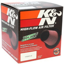 画像をギャラリービューアに読み込む, K&amp;N Univ Rubber Round Tapered Filter 4.375in Flg ID/10 Deg Flg Angle 6in B OD/4.625in T OD/6.5in H
