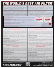 画像をギャラリービューアに読み込む, K&amp;N 06-11 Yamaha FZ1/FZ8 Replacement Air Filter