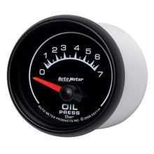 画像をギャラリービューアに読み込む, Autometer ES 52.4mm 0-7 Bar Oil Pressure SSE Gauge