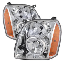 画像をギャラリービューアに読み込む, xTune GMC Yukon/Yukon Xl 07-14 Crystal Headlights Chrome HD-JH-GMCY07-AM-C