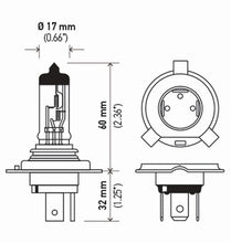 画像をギャラリービューアに読み込む, Hella Bulb 9003/Hb2 12V 60/55W P43T T46 Sb