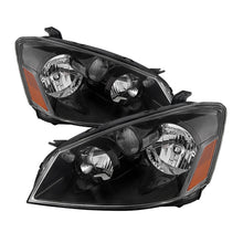 画像をギャラリービューアに読み込む, xTune Nissan Altima 05-06 Halogen Model Only OEM Style Headlights Black HD-JH-NA05-OE-BK