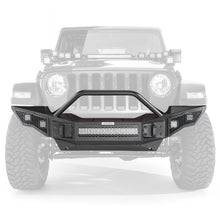 画像をギャラリービューアに読み込む, Go Rhino 07-20 Jeep Wrangler JL/JLU/JK/JKU/Gladiator JT Rockline Full Width Bumper w/ Overrider