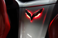 画像をギャラリービューアに読み込む, Oracle Corvette C7 Rear Illuminated Emblem - Dual Intensity - UV/Purple