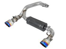画像をギャラリービューアに読み込む, aFe Takeda 3in 304 SS Axle-Back Exhaust System w/ Blue Flame Tip 16-18 Ford Focus RS 2.3L (t)