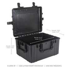 画像をギャラリービューアに読み込む, Go Rhino XVenture Gear Hard Case - Extra LG 25in. / Lockable / IP67 / Automatic Air Valve - Tex. Blk
