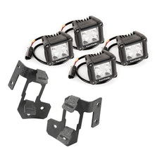 画像をギャラリービューアに読み込む, Rugged Ridge 07-18 Jeep Wrangler JK Textured Black Dual Cube A-Pillar Light Mount Kit