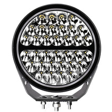 画像をギャラリービューアに読み込む, Go Rhino Xplor Blackout Series Round Single LED Spot Light Kit w/DRL (Surface Mount) 9in. - Blk