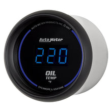 画像をギャラリービューアに読み込む, Autometer Cobalt Digital 52.4mm 0-340 deg F Oil Temperature Gauge