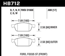 画像をギャラリービューアに読み込む, Hawk 13 Ford Focus Performance Ceramic Front Street Brake Pads