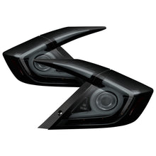 画像をギャラリービューアに読み込む, Spyder 16-18 Honda Civic 4 Door Light Bar LED Tail Lights - Black Smoke (ALT-YD-HC164D-LB-BSM)
