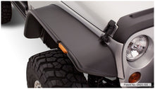 画像をギャラリービューアに読み込む, Bushwacker 07-18 Jeep Wrangler Flat Style Flares 4pc Fits 2-Door Sport Utility Only - Black