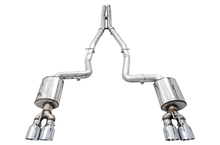 画像をギャラリービューアに読み込む, AWE Tuning 2017+ Challenger 5.7L Touring Edition Exhaust - Non-Resonated - Chrome Silver Quad Tips
