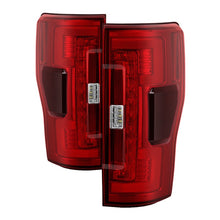 画像をギャラリービューアに読み込む, Spyder 17-18 Ford F-250 SD (w/Blind Spot Sens) LED Only Tail Lights - Red Clr (ALT-YD-FS17BS-LED-RC)