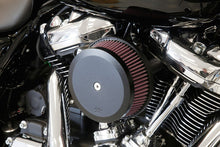 画像をギャラリービューアに読み込む, K&amp;N 17-18 Harley-Davidson Road Glide Hammer Black Street Metal Intake System