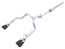 画像をギャラリービューアに読み込む, AWE Tuning 4th Gen GM 1500 5.3L 0FG Cat-Back Split Rear Exit (w/ Bumper Cutouts) - Quad Diamond Tips