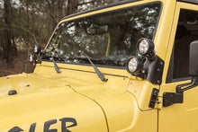 画像をギャラリービューアに読み込む, Rugged Ridge 97-06 Jeep Wrangler TJ/LJ 3.5in Round Dual A-Pillar LED Kit